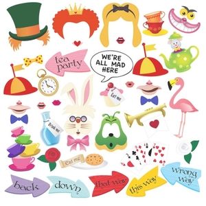 💕 Alice In Wonderland 💕 Photo Booth Props